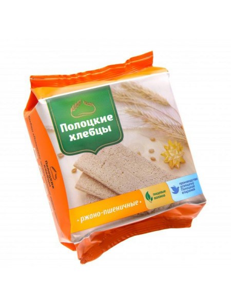 Хлебцы Полоцкие Экструз. Ржано-Пшеничн. 55 г.*36 ВитебскХлебпром Хлебцы Полоцкие Экструз. Ржано-Пшеничн. 55 г.*36 ВитебскХлебпром